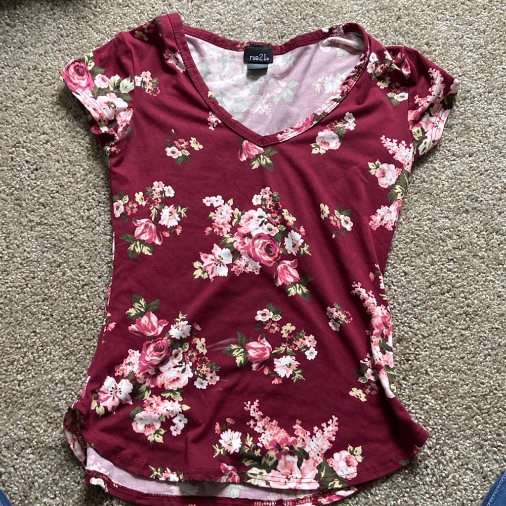 Rue21 Floral shirt
